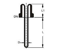 Pipeline Component pocket thermometer